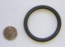 2" Black Champion Rubber Ring